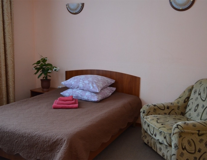 Номер 1-местный 2,3,4 эт. корпус Заречный - Санаторий «Родничок» Ключи